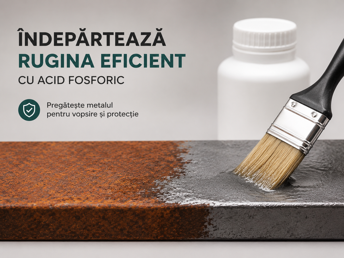 Cum îndepărtezi rugina cu acid fosforic – ghid complet