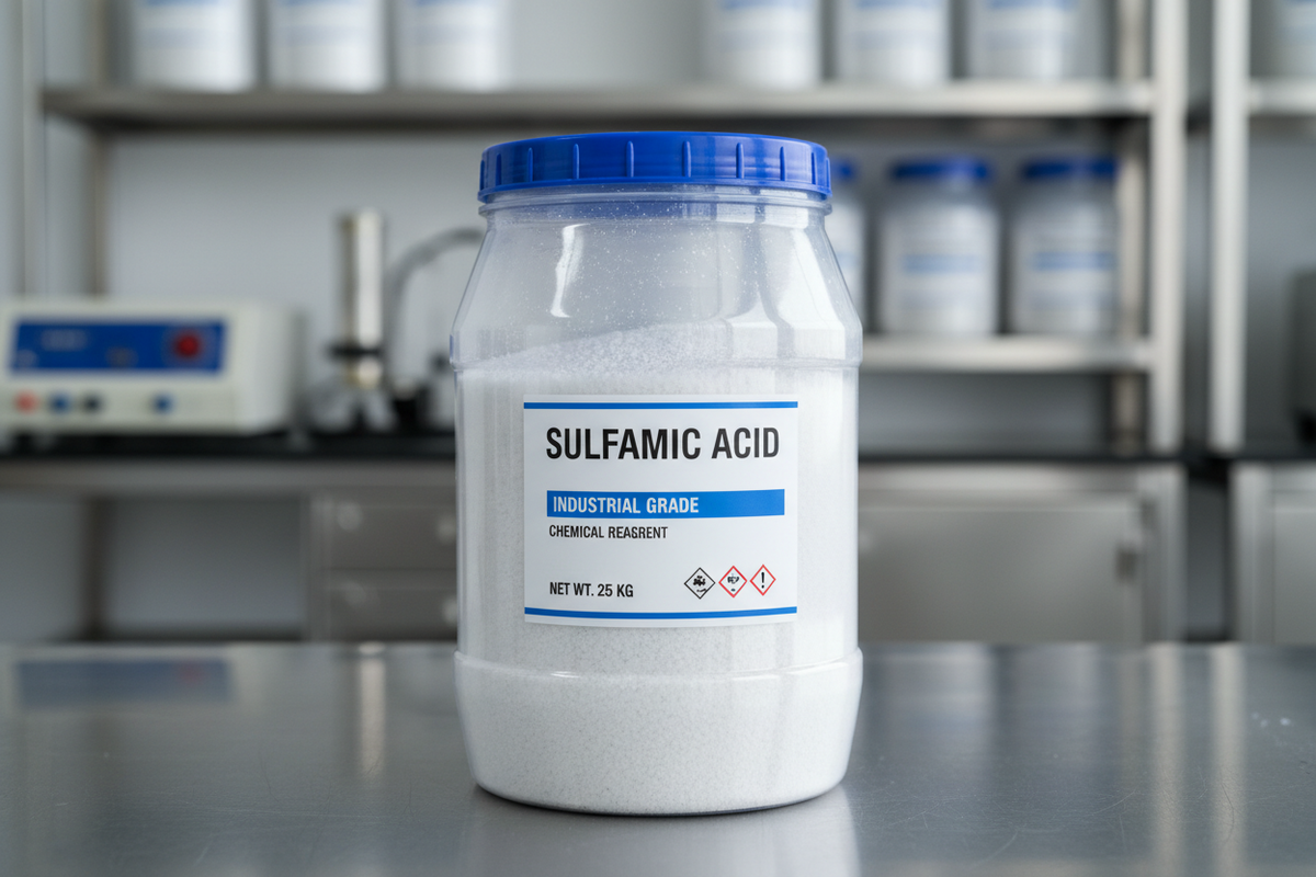 Acid sulfamic – soluția inteligentă pentru decalcifiere eficientă și curățare chimică controlată