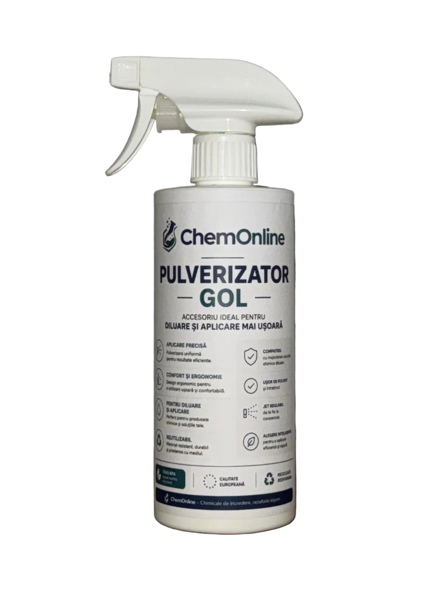 Pulverizator Gol 500 ml – Recipient pentru Soluții