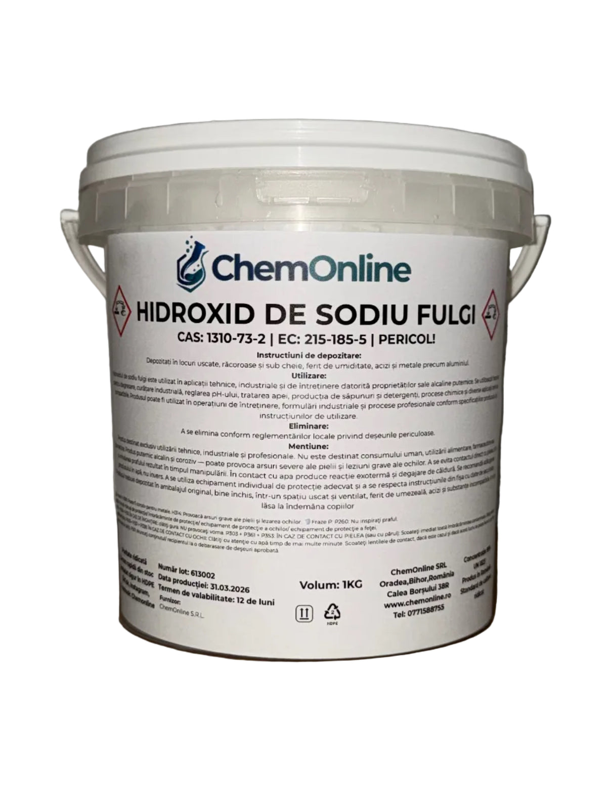 Hidroxid de Sodiu Fulgi 99%