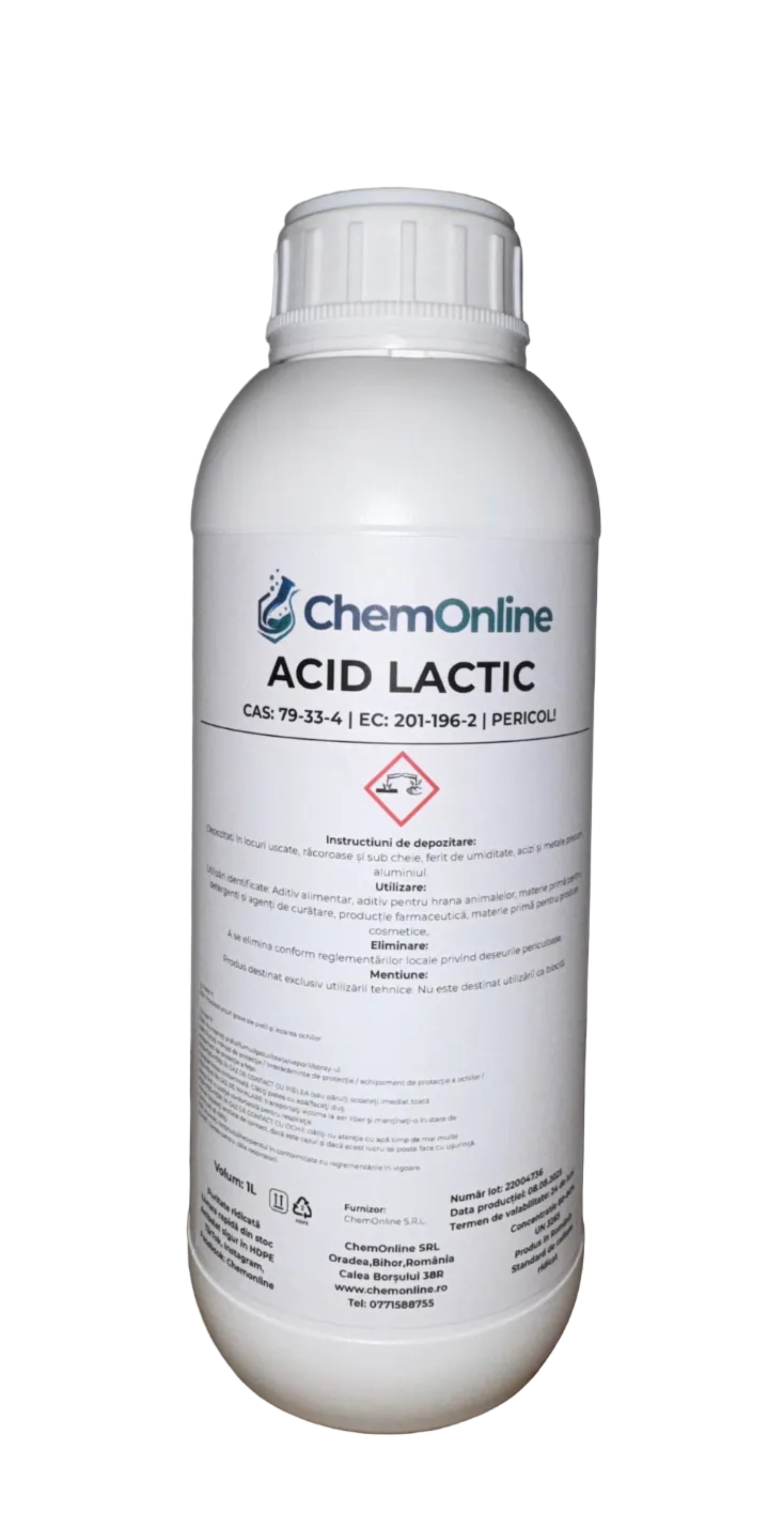 Acid Lactic 80–90%