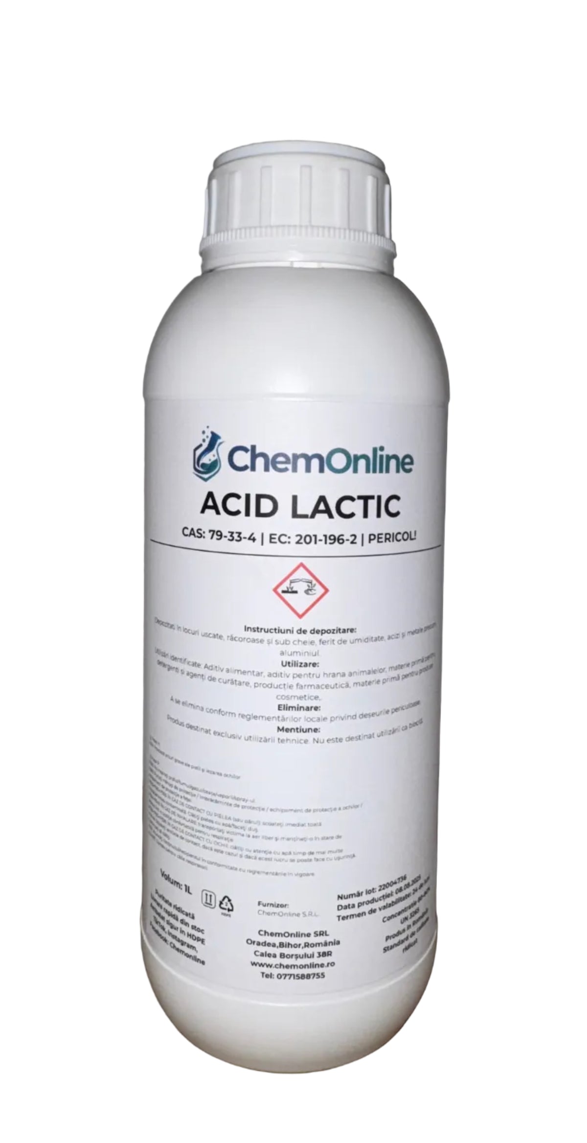 Acid Lactic 80–90%