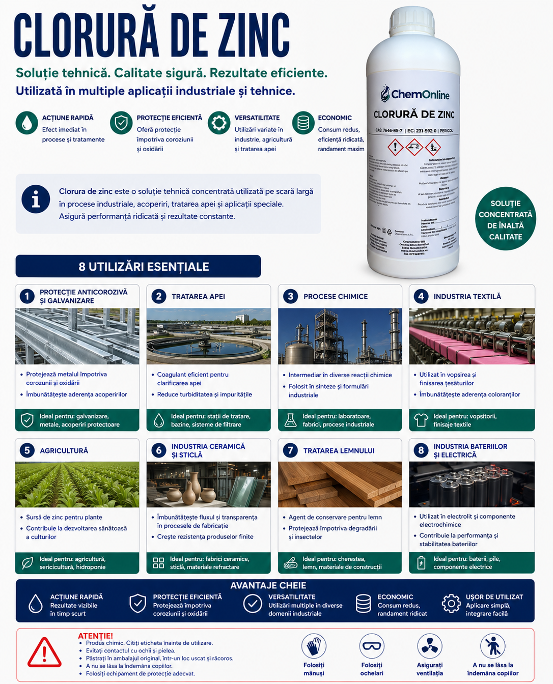 Clorură de Zinc ≥98%