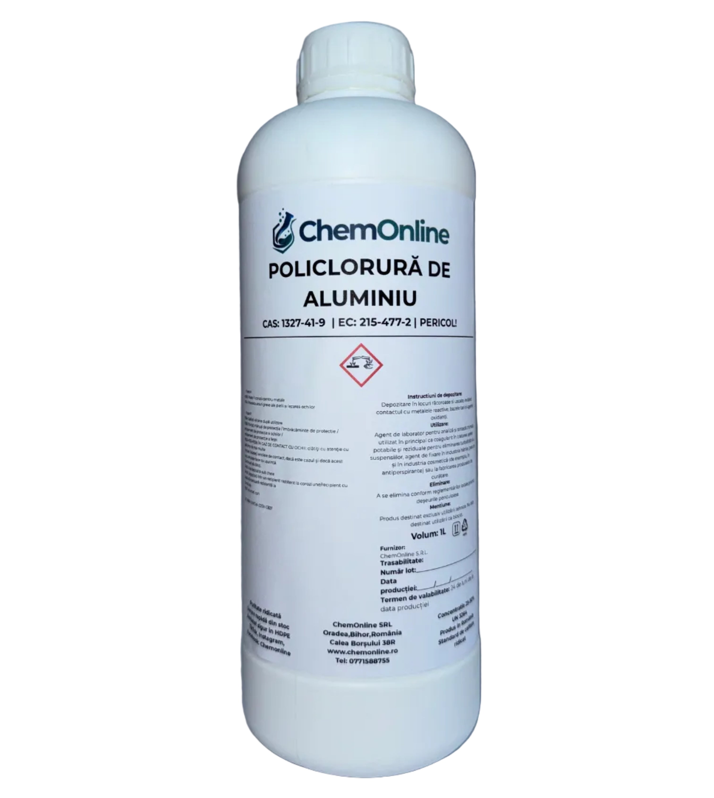 Floculant Apă Lichid - Policlorură de Aluminiu 40%