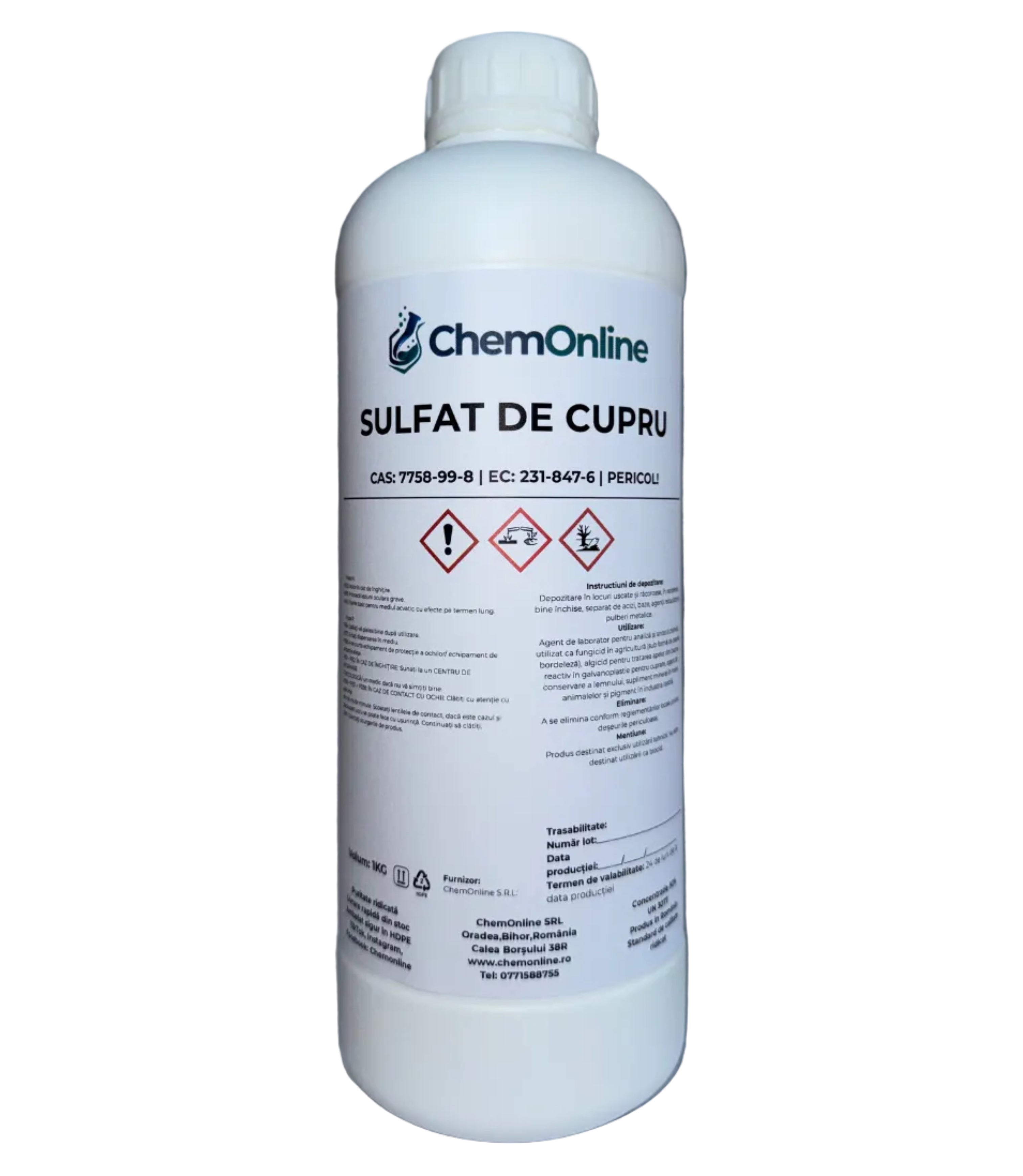 Sulfat de Cupru Pentahidrat