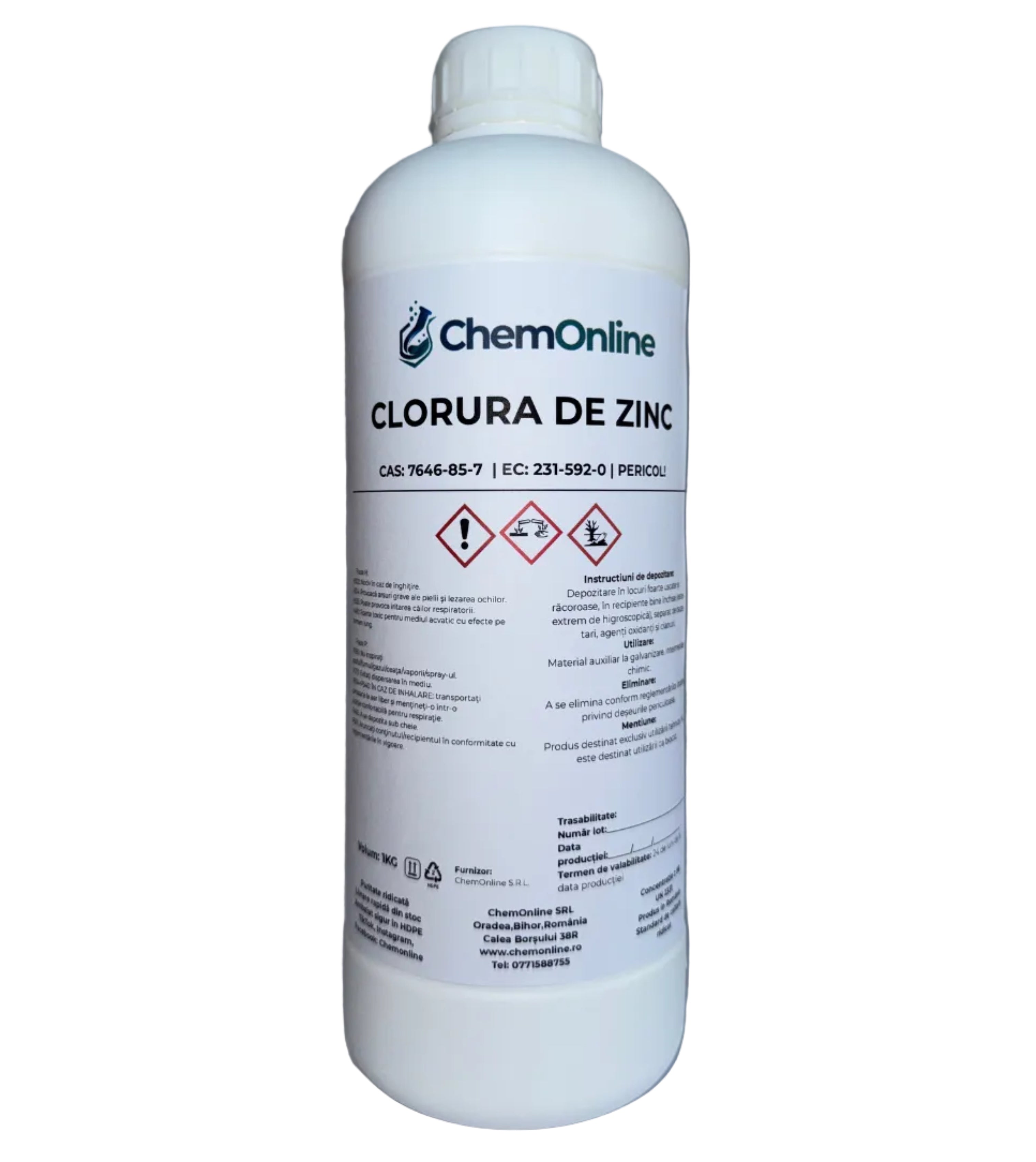 Clorură de Zinc ≥98%