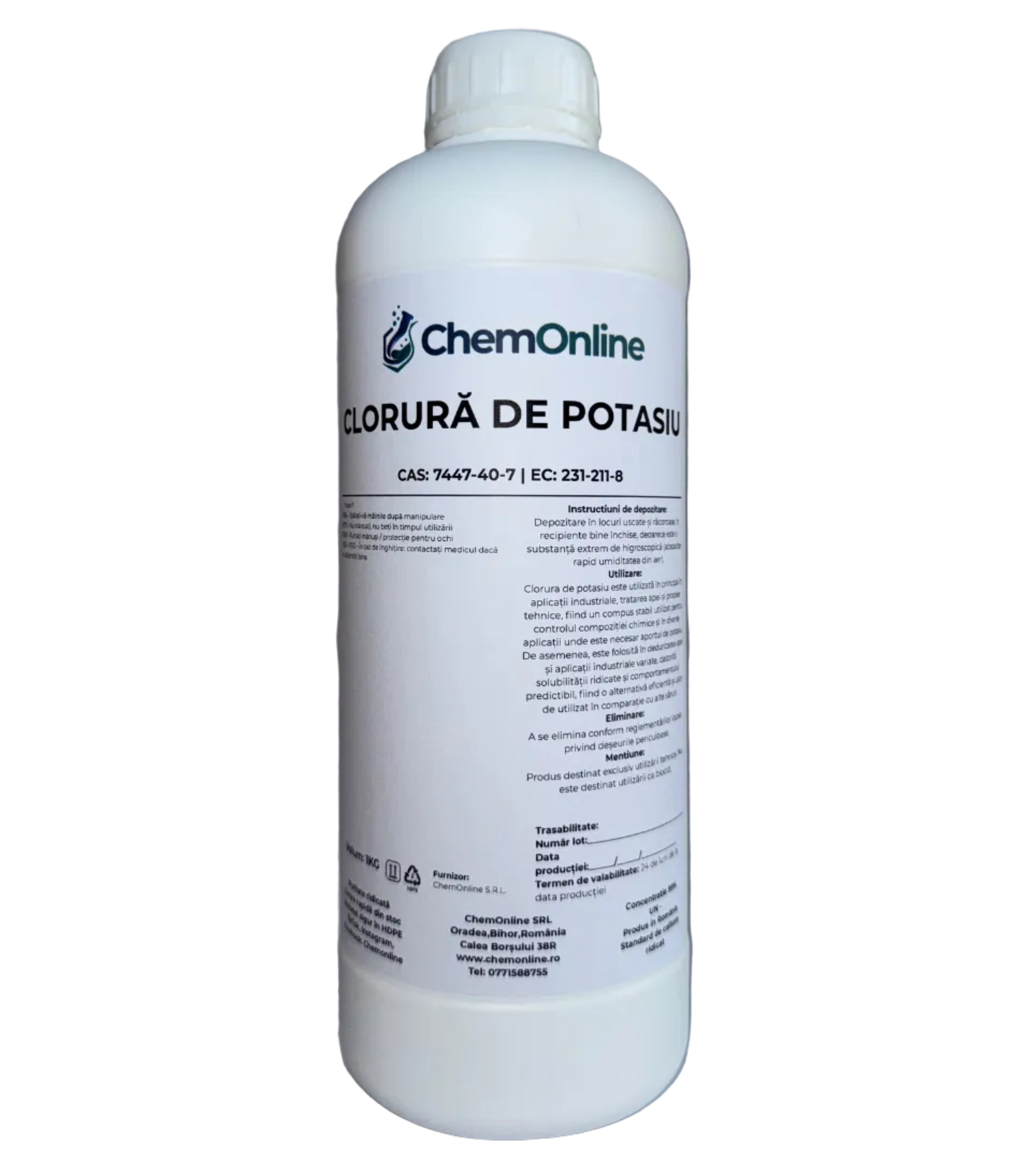 Clorură de Potasiu 99%