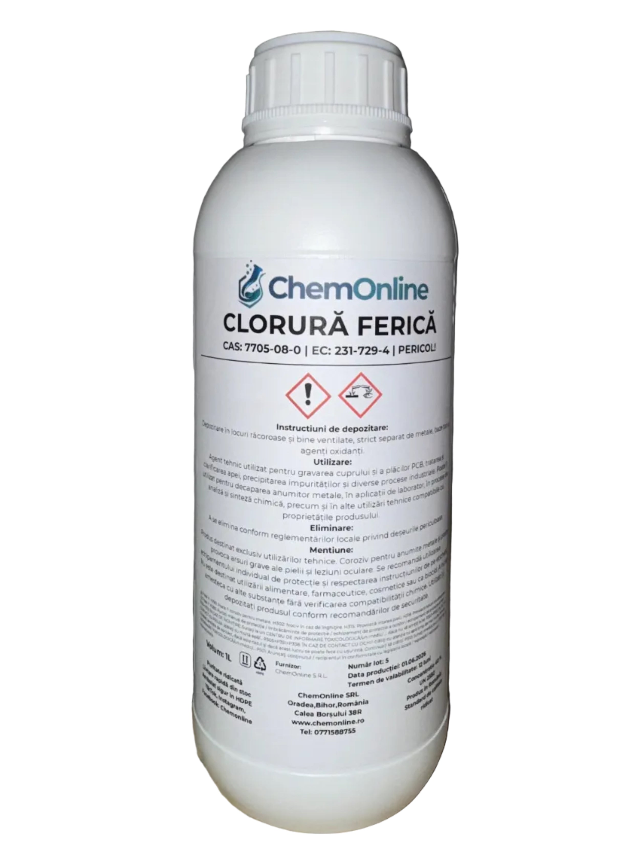 clorura ferica 40% 1L fata