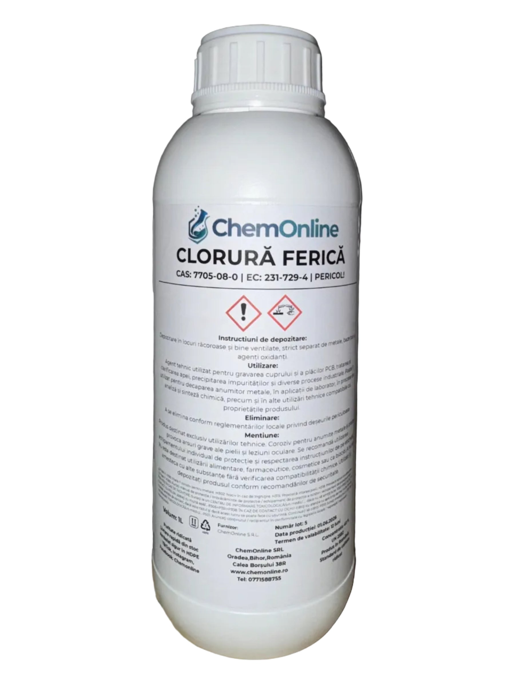 clorura ferica 40% 1L fata